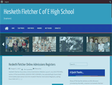 Tablet Screenshot of heskethfletcher.org.uk